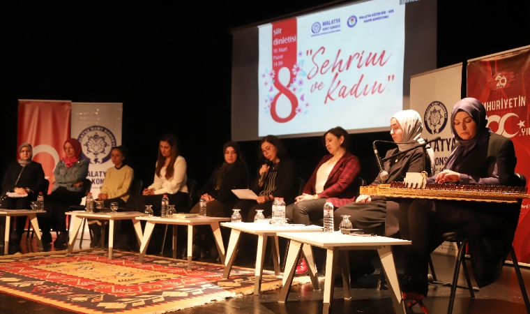Malatya'da Şehrim ve Kadın Şiir Dinletisi